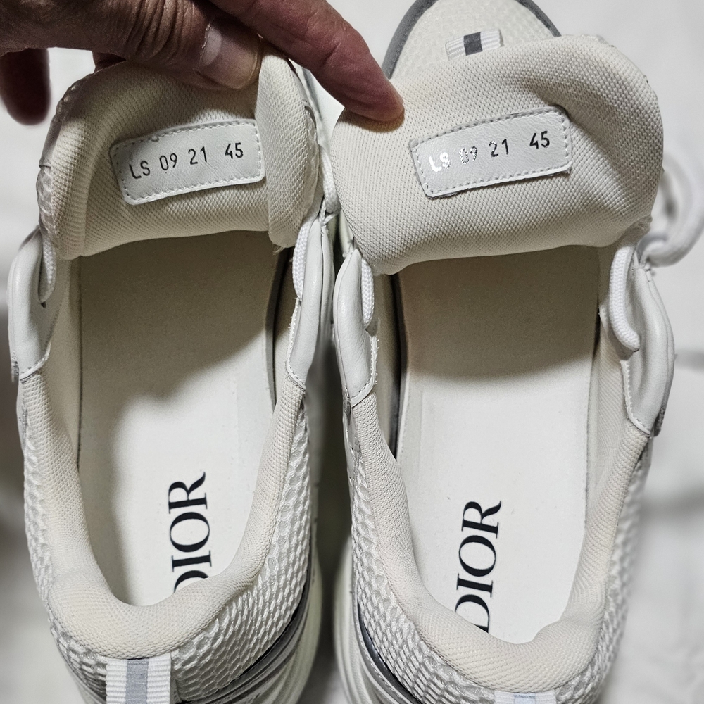 Dior White and Gray Sneakers - Picture 7 of 8